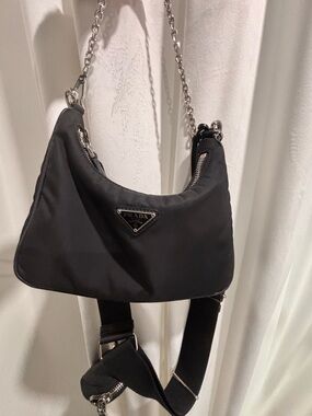 Black Prada Re-Edition 2005 Re-Nylon bag